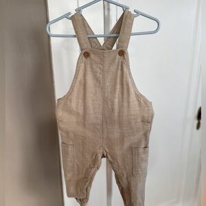 HM baby linen overalls